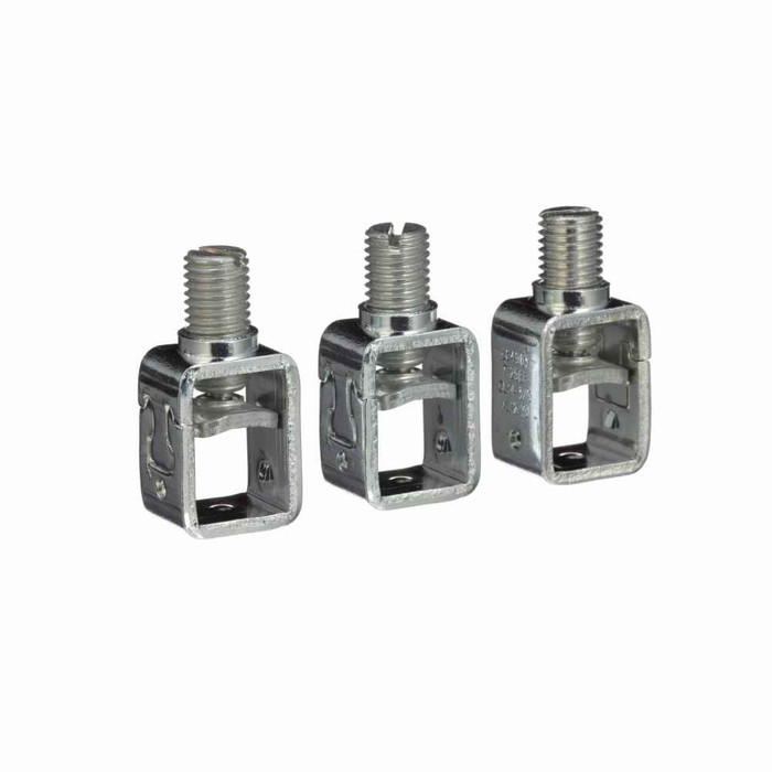 Eaton PDG1X3T125 molded case circuit breaker accessory terminal, PDG1 Box Terminal (Steel) 125 amps, AWG 14-3/0, 3 poles