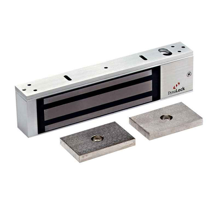 DynaLock DynaLock 2012-TJ21 Single Electromagnetic Inswing Lock With Dual Armature 1200LB, 2000 Series Surface Mount DYK-2012-TJ21