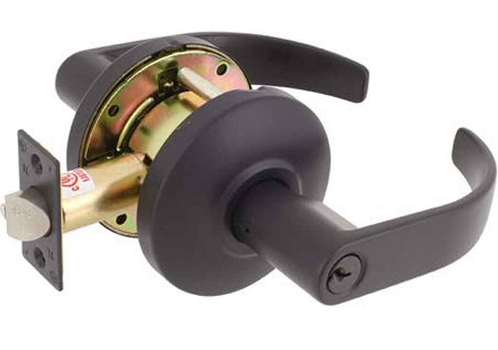 Delaney Hardware Delaney F Series - SD Style Grade 1 Storeroom Cylindrical Leverset, Oil-Rubbed Bronze (US10B) DLY-3C5040