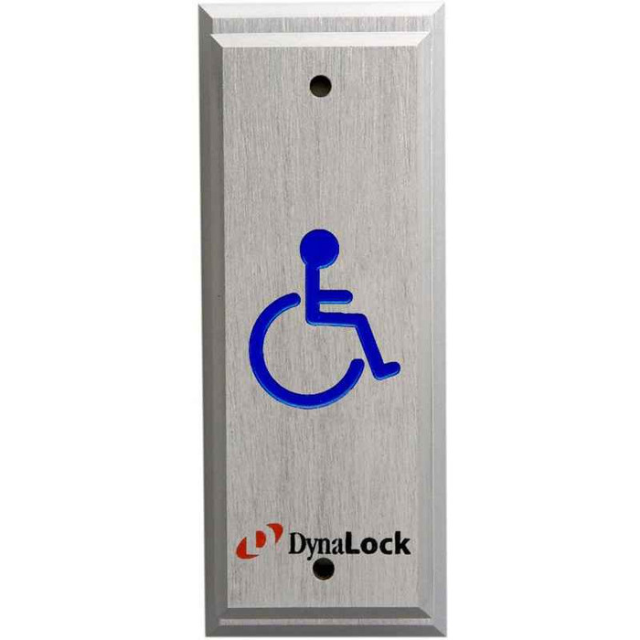 DynaLock DynaLock 6815 Series Handicapped Pushplates, Narrow, Alternate Action SPDT DYK-6815