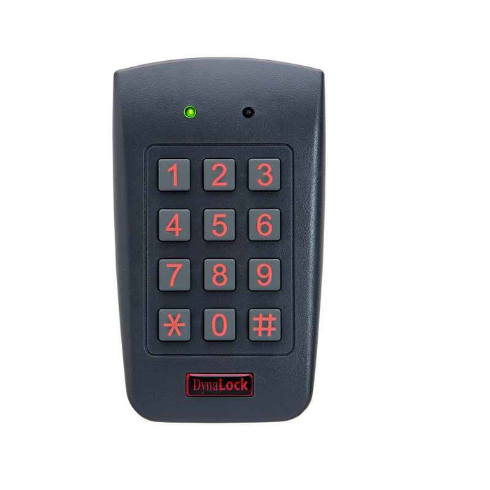 DynaLock DynaLock 7400 Single Gang Box-Mount, Backlit 3x4 Matrix Rubber Keypad DYK-7400