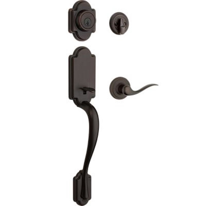 Kwikset Kwikset 800ANXTNL SMT Arlington Handleset with Tustin Lever - Deadbolt Keyed One Side - with SmartKey KWI-800ANXTNL-11PS