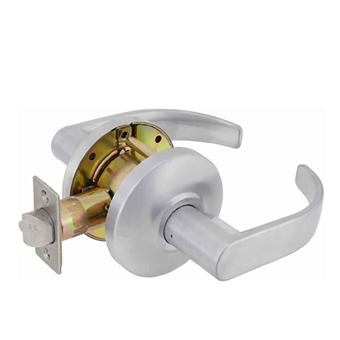 Delaney Hardware Delaney RH Series - SD Style Grade 2 Passage Tubular Leverset, Dull Chrome (US26D) DLY-374322