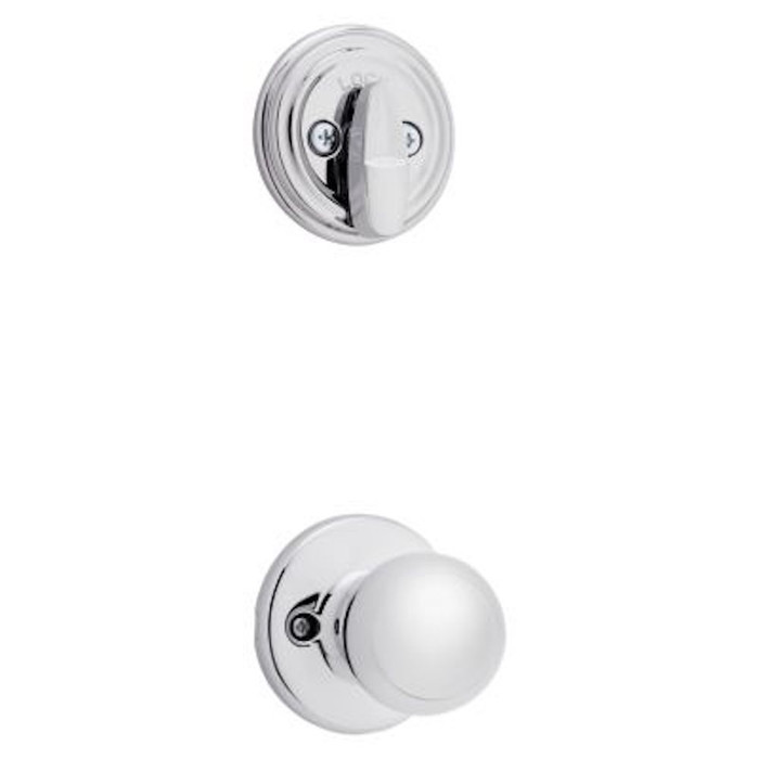 Kwikset 966P Polo and Deadbolt Interior Pack - Deadbolt Keyed One Side - for Signature Series 800 and 687 Handlesets