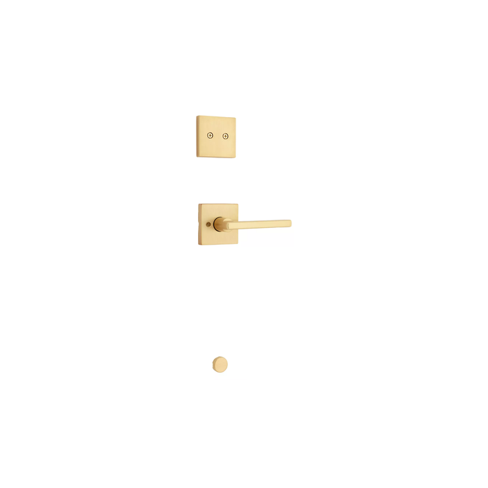 Kwikset KWI-973HFLSQT Dummy Interior Halifax Lever Trim with Square Rose