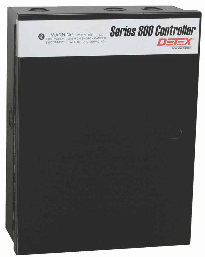 Detex Detex 12-800 Series - Logic Controller / Power Supply, Stand-Alone 120VAC/24VDC System Contains Back Box, Upper Back Pan and Flip-Up Insert, 24-Point Terminal Strip, Transformer and Series 800 Electronics DTX-12-800