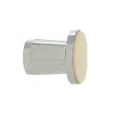 Delaney Adjustable Shower Rod Flange Only, Polished Chrome Finish