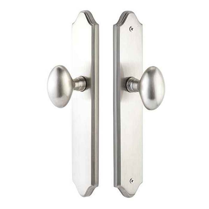 Emtek Emtek 7143 STRETTO Narrow Trim Lockset, 1-1/2" x 11" Concord Non-Keyed, Brass Tubular, Passage EMTEK-7143