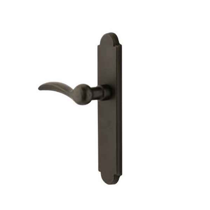 Emtek Emtek 4041 STRETTO Narrow Trim Lockset, 2" x 10" Arched Non-Keyed, Brass Tubular, Dummy Single Sided EMTEK-4041