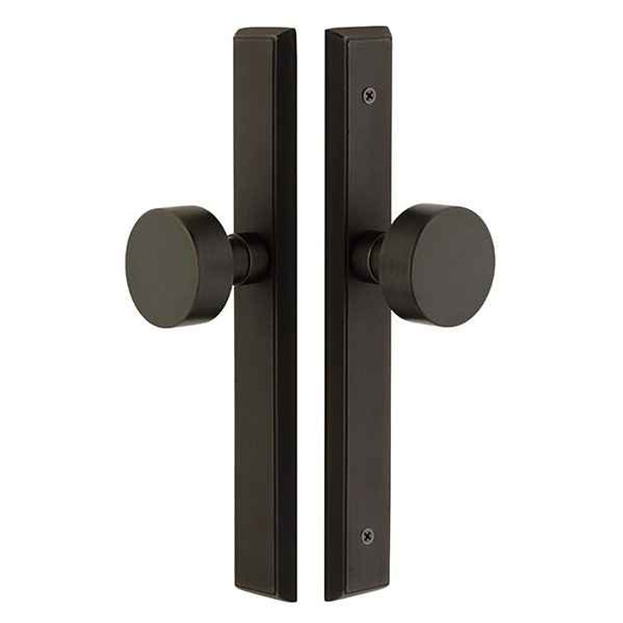 Emtek Emtek 5046 STRETTO Narrow Trim Lockset, 1-1/2" x 11" Rectangular Non-Keyed, Brass Tubular, Dummy Pair EMTEK-5046