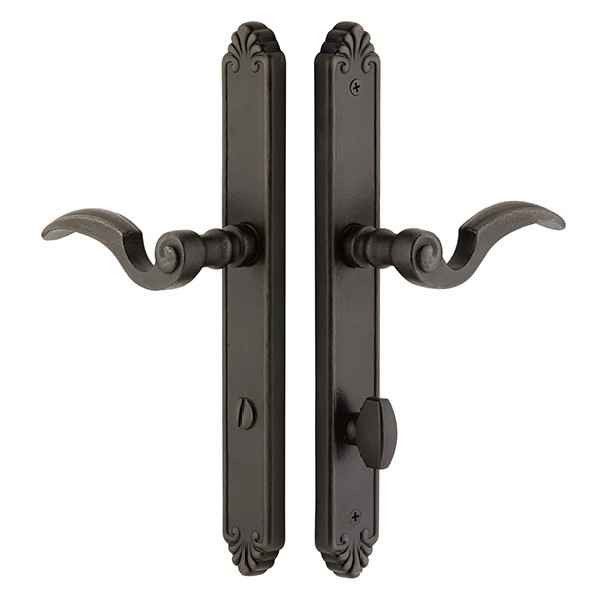 Emtek Emtek 6241 STRETTO Narrow Trim Lockset, 2" x 10-1/2" Tuscany Non-Keyed, Brass Tubular, Privacy EMTEK-6241