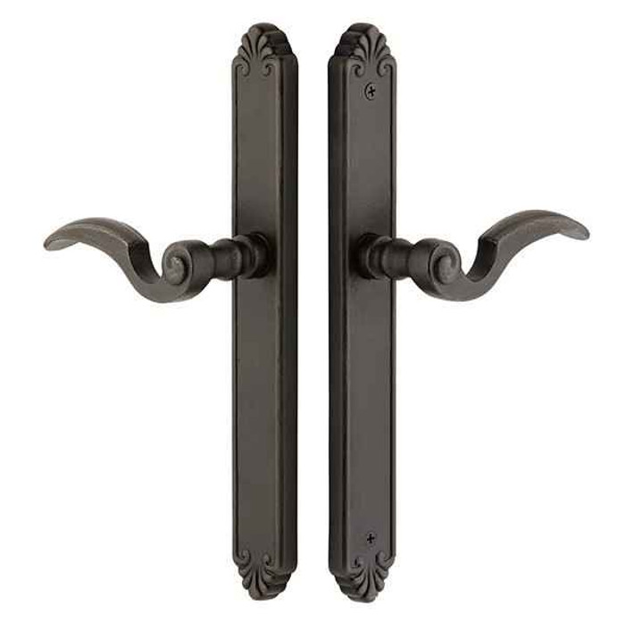 Emtek Emtek 6143 STRETTO Narrow Trim Lockset, 1-1/2" x 11-1/8" Tuscany Non-Keyed, Brass Tubular, Passage EMTEK-6143