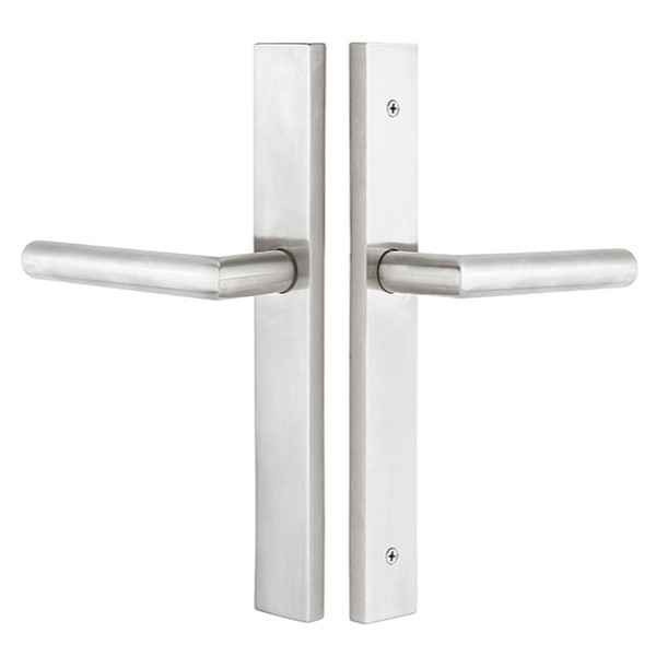 Emtek Emtek 9143 STRETTO Narrow Trim Lockset, 1-1/2" x 11" Stainless Steel Non-Keyed, Brass Tubular, Passage EMTEK-9143