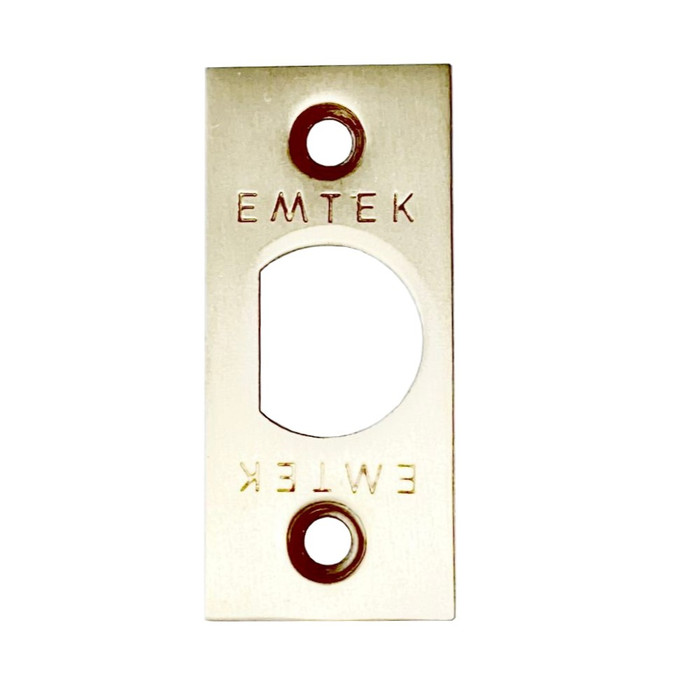 Emtek 83230 Faceplate & Screws For Standard or 28 Degree Rotation Latches, Square Corners