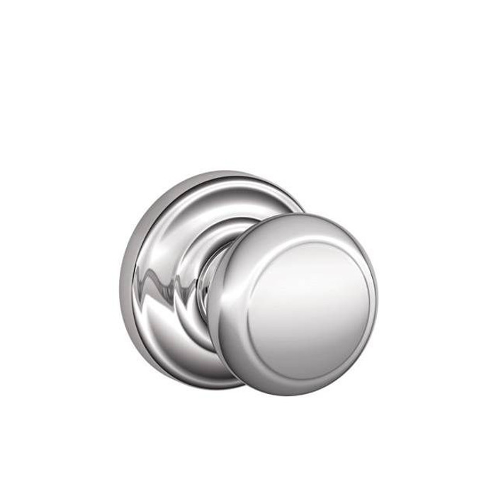 Schlage Residential F10 - Andover Knob Passage Lock with 16080 Latch and 10027 Strike