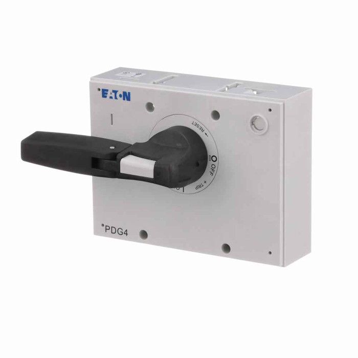 Eaton PDG4XHMCSP Power Defense molded case circuit breaker accessory direct handle, Direct handle, Standard lockable handle and mechanism with mechanical padlock, PD4 Global, Power Defense, 600 V, Power Defense, Frame 4