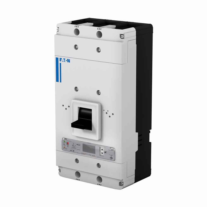 Eaton PDG52K1200D5DM Power Defense molded case circuit breaker, Globally Rated, Frame 5, Two Pole, 1200A, 50kA/480V, PXR20D ARMS LSIG w/ Modbus RTU, CAM Link & Relays, No Terminals (Metric Tapped Conductors)