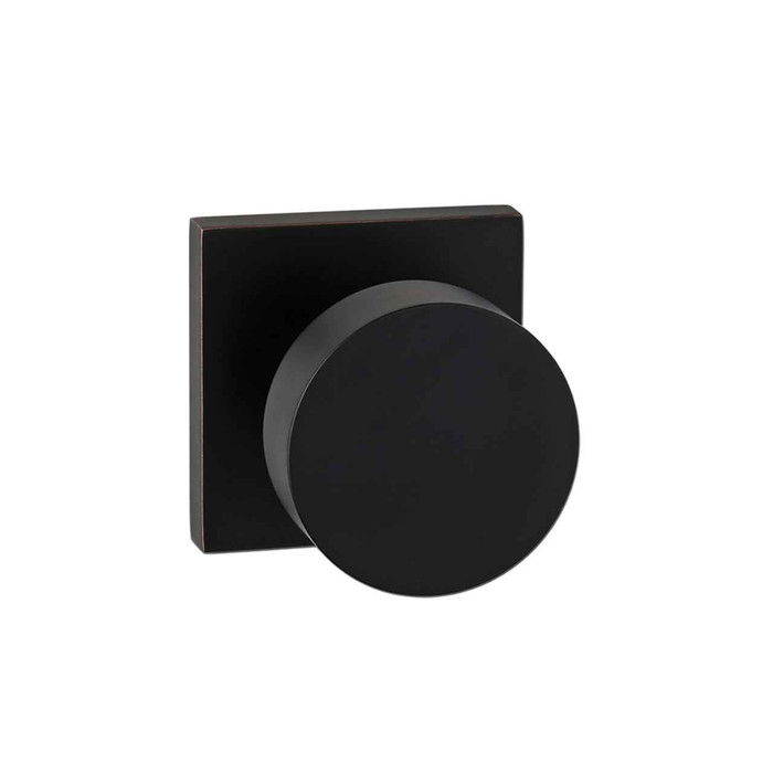 Bravura Bravura Biloxi with Square Trim Privacy Knobset, Grade 2 BVR-BV347712