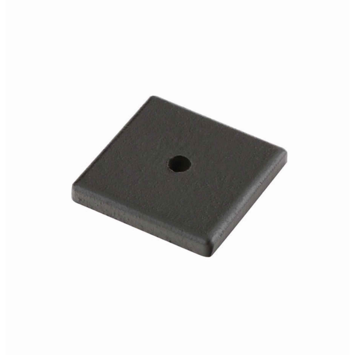 Emtek Sandcast Bronze Square Backplate for Cabinet Knob