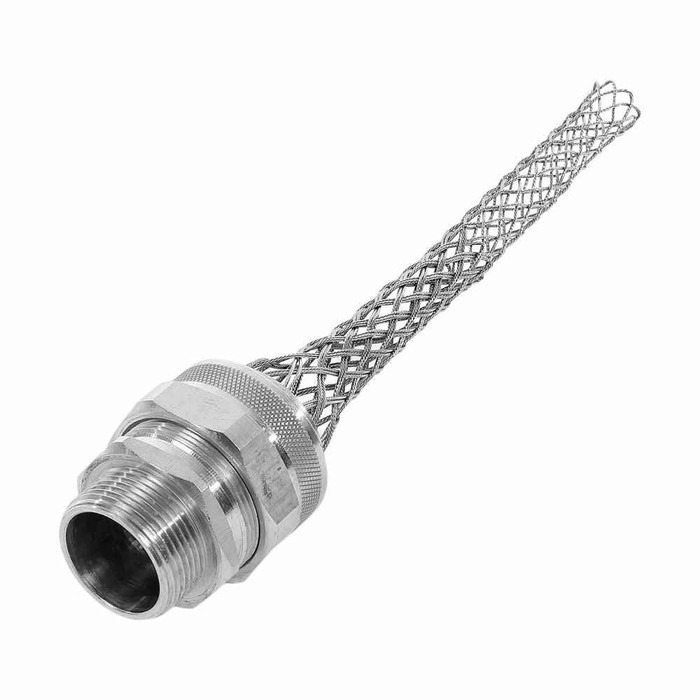 Eaton PH12521 pulling grip, Short Length, Rotating Eye, K-Type, Heavy duty, 16400 lbs break, 1.25-1.49" cord diameter, 21" mesh length, Galvanized Steel, 1-3/8" eye diameter