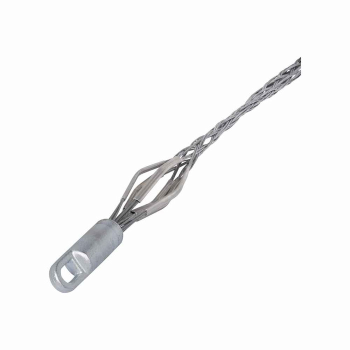 Eaton PH15034 pulling grip, Standard Length, Rotating Eye, K-Type, Heavy duty, 16400 lbs break, 1.50-1.99" cord diameter, 34" mesh length, Galvanized Steel, 1-3/8" eye diameter