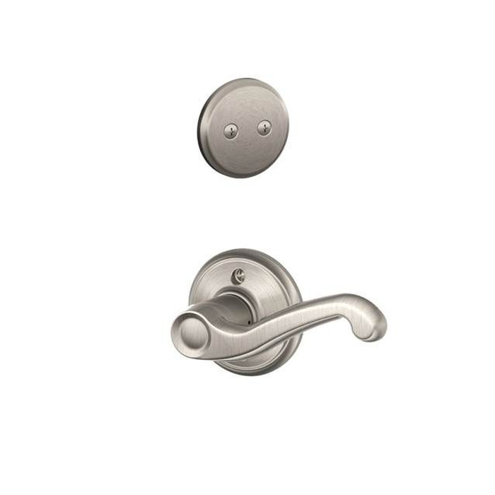 Schlage Residential F94 - Flair Lever One-Sided Dummy Interior Pack - Exterior Handleset Sold Separately