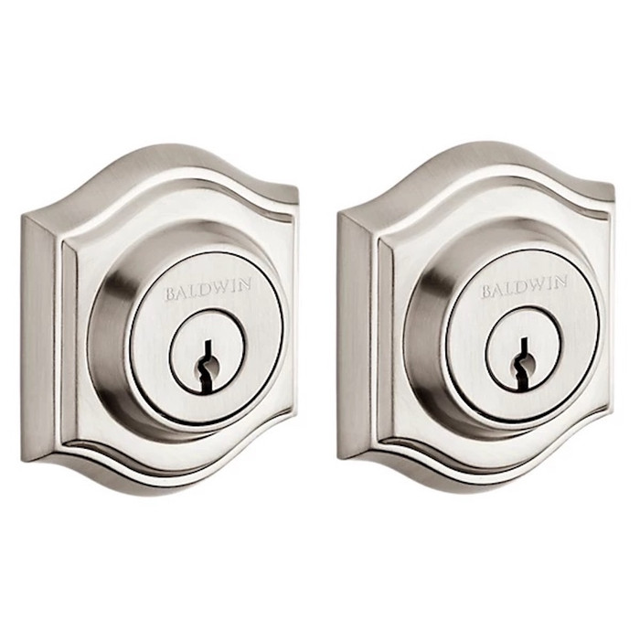 Baldwin Reserve Double Cylinder Traditional Arch Deadbolt