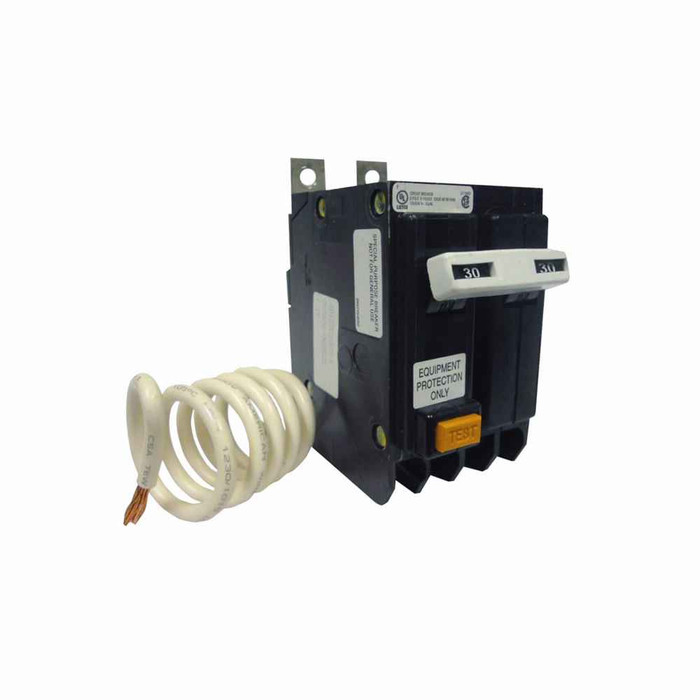 Eaton QBGFEP2030 QB GFCI circuit breaker,Ground fault circuit breaker,30A,10 kAIC,Two-pole,120/240V,Non-Interchangeable,QBGF