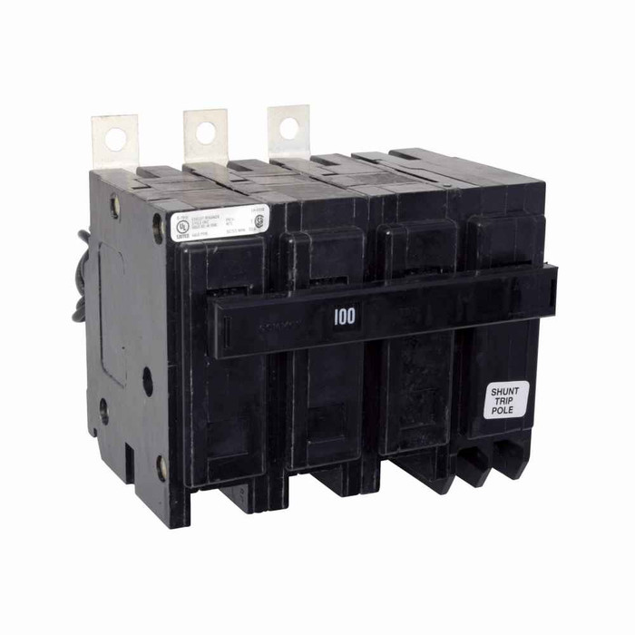 Eaton QBHW3020HS Quicklag Industrial Thermal-Magnetic Circuit Breaker, 120, 208, 240V shunt trip, 20A, Three-pole, 22 kAIC Eaton QBHW3020HS Quicklag Industrial Thermal-Magnetic Circuit Breaker, 120, 208, 240V shunt trip, 20A, Three-pole, 22 kAIC