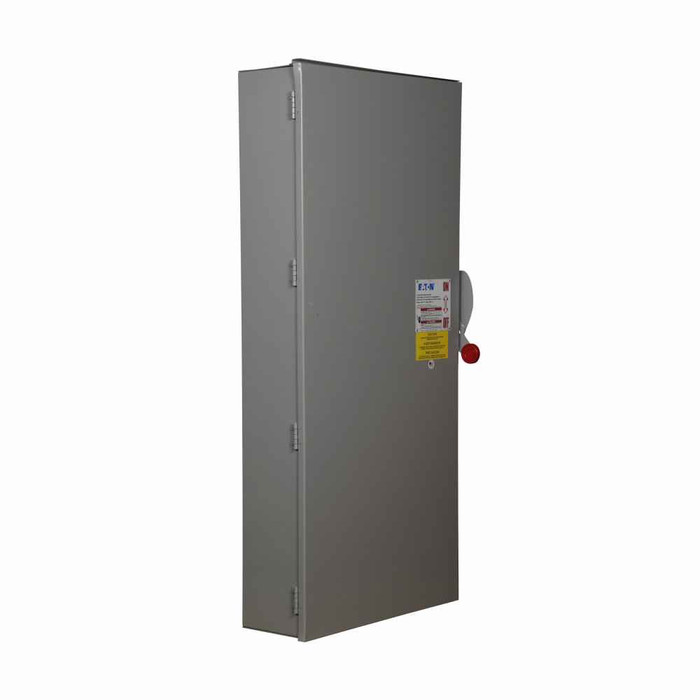 Eaton DH267FRK Enhanced visible blade single-throw safety switch, 800 A, NEMA 3R, Painted galvanized steel, Class L, Fusible without neutral, Two-pole, Two-wire, 600 V, (4)1/0-(4)750 kcmil Al