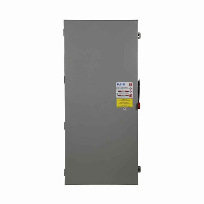 Eaton DH267UDK Heavy duty single-throw non-fused safety switch, Single-throw, 800A, NEMA 12, Painted galvanized steel, , Non-fusible, Two-pole, Two-wire, 250 at 240 Vac TD 3 Ph