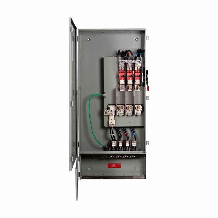 Eaton DH325NRKLP Quick Connect Safety Switch, Heavy Duty, Single-Throw, 400A, 240V,3P, Fusible with solid neutral, Series K, NEMA 3R, Posi-Lok Eaton DH325NRKLP Quick Connect Safety Switch, Heavy Duty, Single-Throw, 400A, 240V,3P, Fusible with solid neutral, Series K, NEMA 3R, Posi-Lok