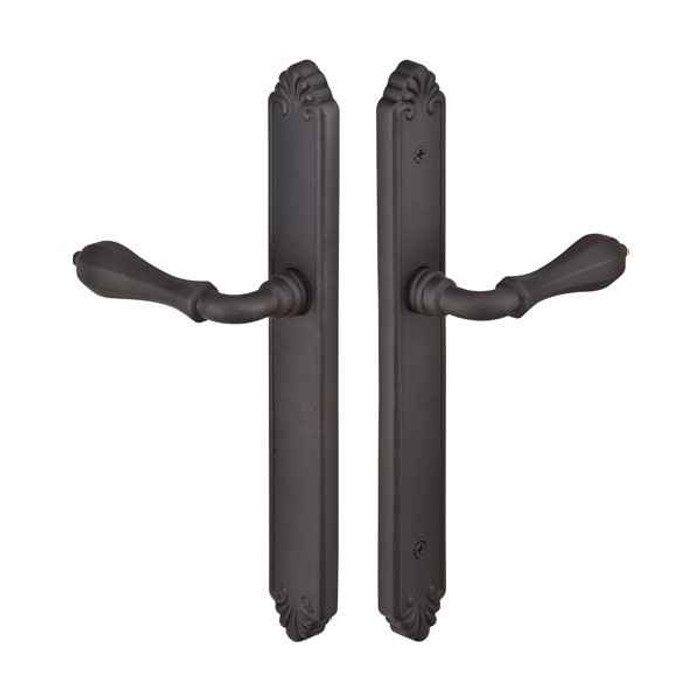 Emtek Emtek 1132 Multi Point Lock Trim (Door Config #1) - Lost Wax Cast Bronze Plates, Tuscany Style (1.5" x 11-1/8"), Non-Keyed Passage EMTEK-1132