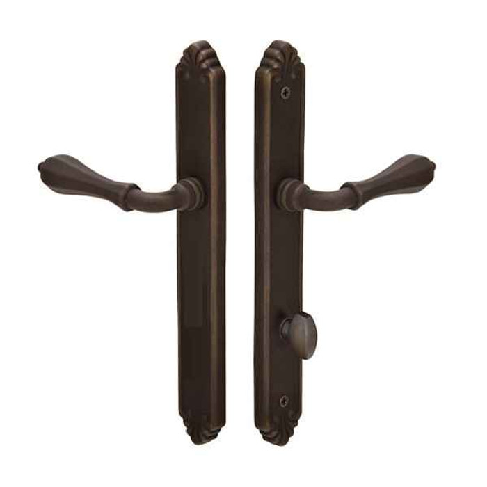 Emtek Emtek 1133 Multi Point Lock Trim (Door Config #1) - Lost Wax Cast Bronze Plates, Tuscany Style (1.5" x 11-1/8"), Non-Keyed American Style Thumbturn Inside EMTEK-1133