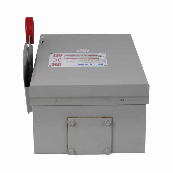 Eaton DH362FWK2WR Heavy duty single-throw fused safety switch, Corrosion resistant, Crouse-Hinds®ARKTITE receptacle, 60 A, NEMA 4X, 304 stainless steel, Class H, Fusible without neutral, Three-pole, Three-wire, 600 V, #14-#2 Cu/Al