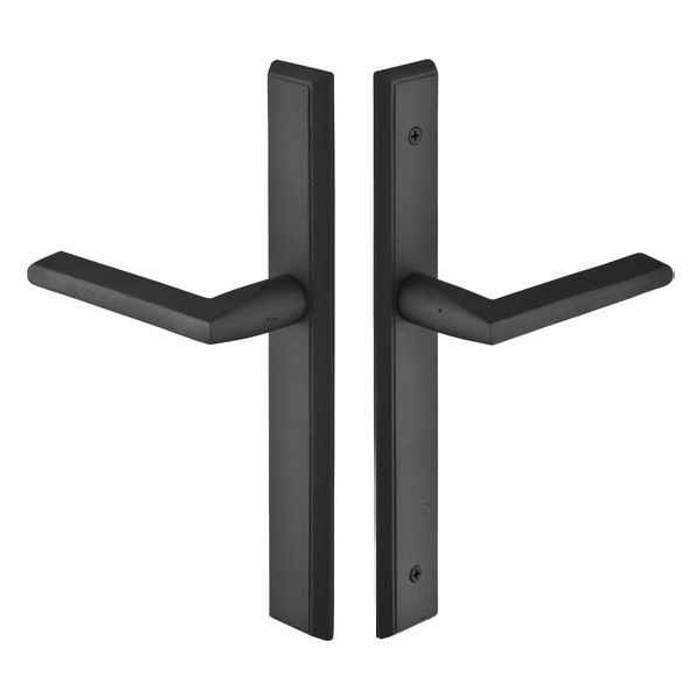 Emtek Emtek 11A2 Multi Point Lock Trim (Door Config #1) - Brass Plates, Modern Style (1.5" x 11"), Non-Keyed Passage EMTEK-11A2