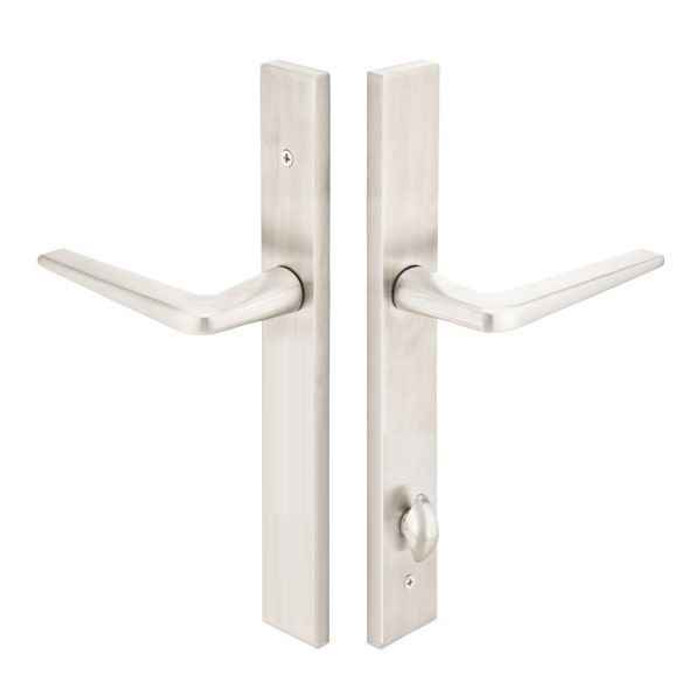 Emtek Emtek 11A3 Multi Point Lock Trim (Door Config #1) - Stainless Steel Plates, Modern Style (1.5" x 11"), Non-Keyed American Style Thumbturn Inside EMTEK-11A3-SS