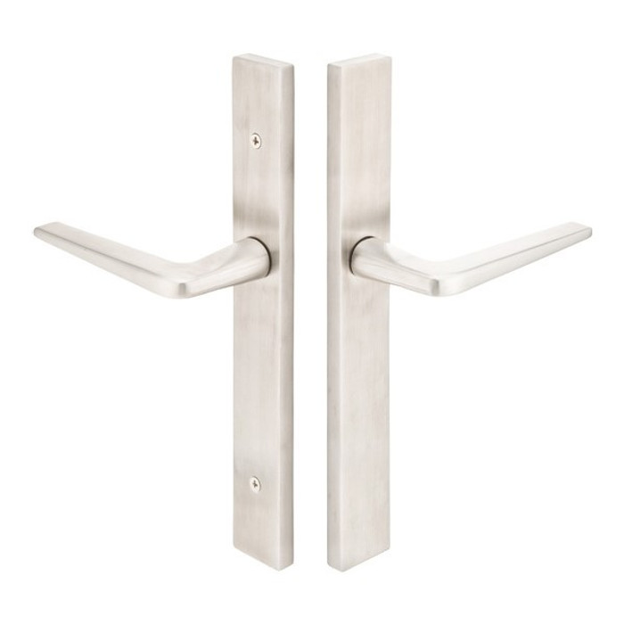 Emtek 11A5 Multi Point Lock Trim (Door Config #1) - Stainless Steel Plates, Modern Style (1.5" x 11"), Dummy Pair
