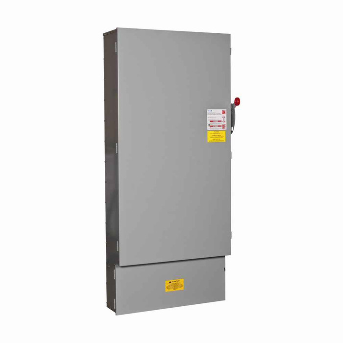 Eaton DH367UGKSNLP Quick Connect Safety Switch, Posi-Lok, Heavy Duty, Single-Throw, 800A, 600V,3P, Unfused, Series K, NEMA 1