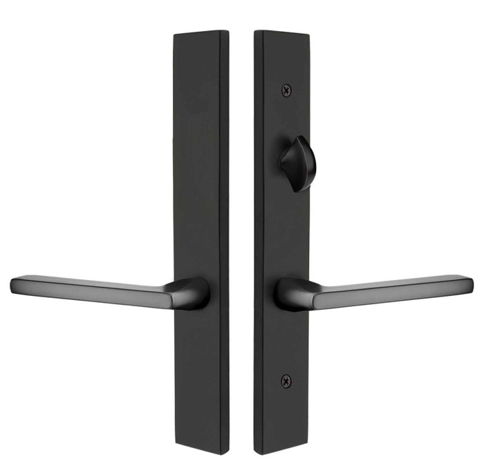 Emtek Emtek 12A3 Multi Point Lock Trim (Door Config #2) - Brass Plates, Modern Style (1.5" x 11"), Non-Keyed American Style Thumbturn Inside EMTEK-12A3