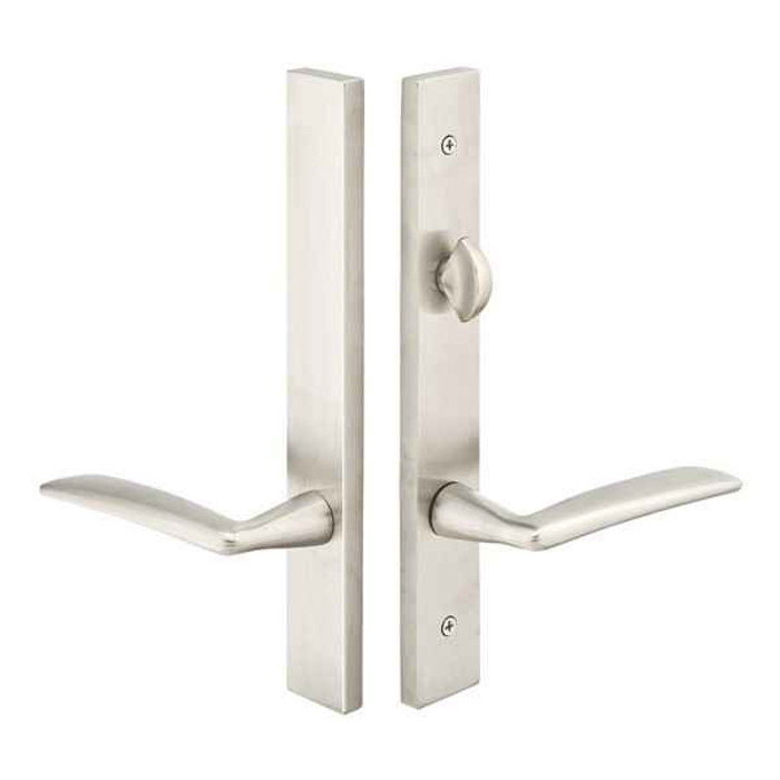 Emtek Emtek 12A3 Multi Point Lock Trim (Door Config #2) - Stainless Steel Plates, Modern Style (1.5" x 11"), Non-Keyed American Style Thumbturn Inside EMTEK-12A3-SS