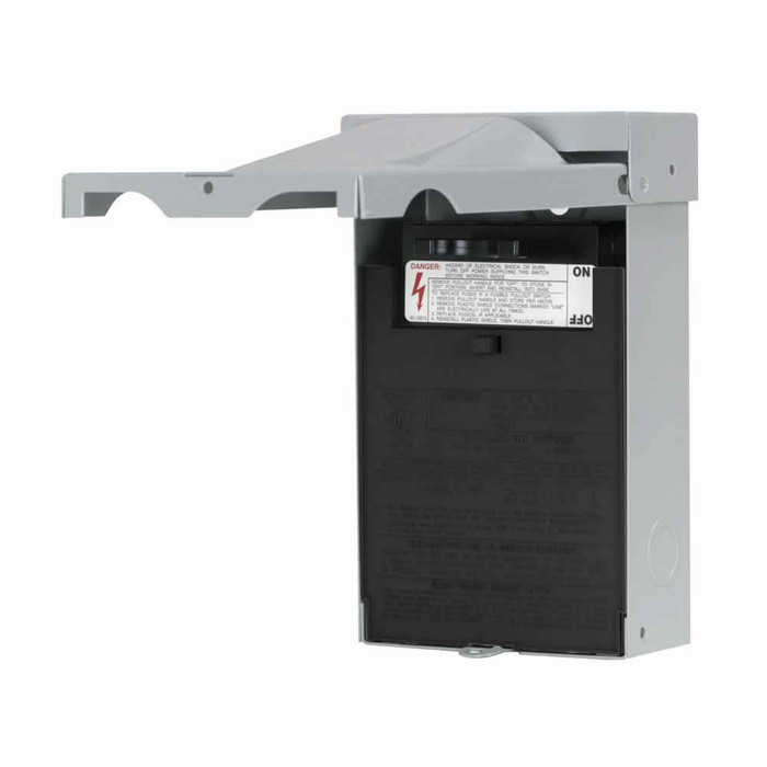 Eaton DPU222RPM air conditioning disconnect, 60A/2P Air Conditioning Non-Fused Disconnect 240V Nema 3R
