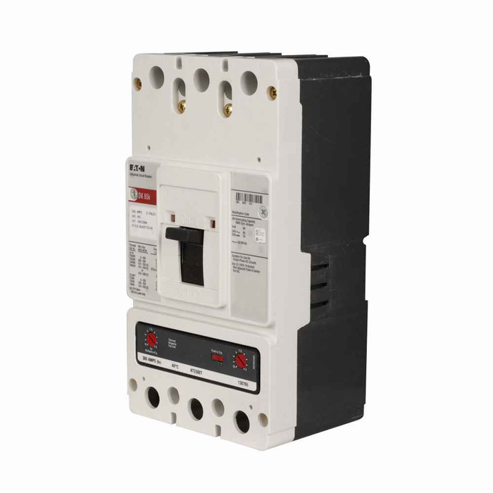 Eaton DK2400K Series C molded case switch, K-frame, DK, Molded case switch, Fixed thermal, fixed magnetic trip type, Two-pole, 400A, 240 Vac, 250 Vdc, 65 kAIC at 240 Vac, 10 kAIC at 250 Vdc, 50/60 Hz