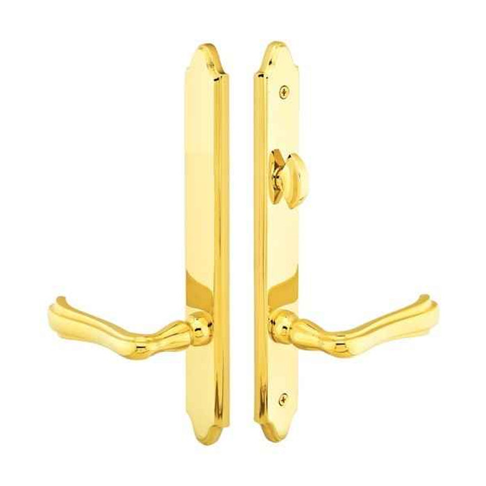 Emtek Emtek 1473 Multi Point Lock Trim (Door Config #4) - Brass Plates, Concord Style (1.5" x 11"), Non-Keyed American Style Thumbturn Inside EMTEK-1473