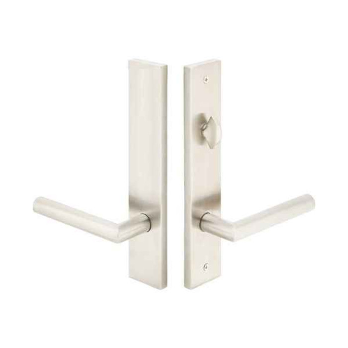 Emtek Emtek 14B3 Multi Point Lock Trim (Door Config #4) - Stainless Steel Plates, Modern Style (2" x 10"), Non-Keyed American Style Thumbturn Inside EMTEK-14B3-SS