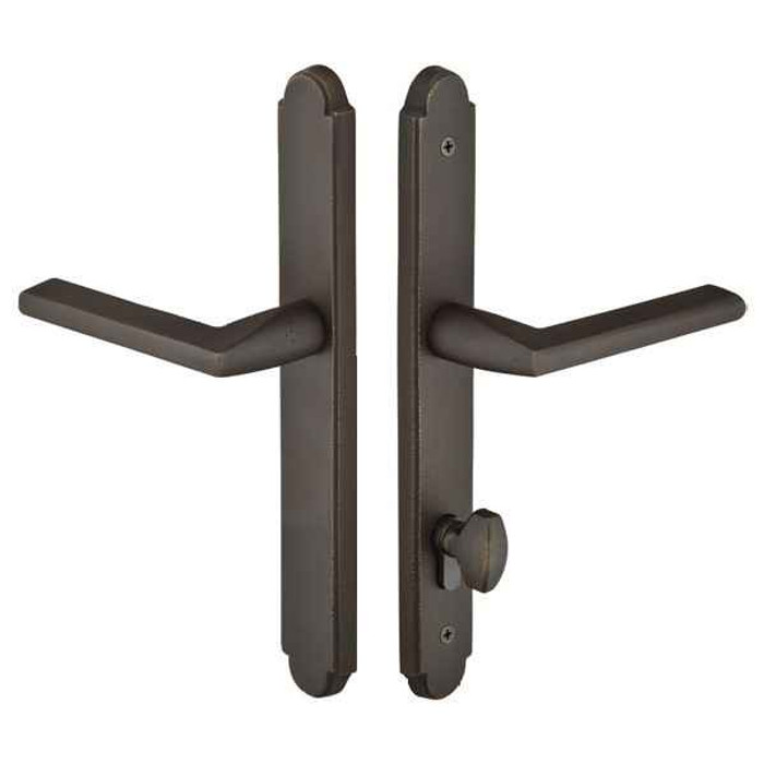 Emtek Emtek 1573 Multi Point Lock Trim (Door Config #5) - Brass Plates, Concord Style (1.5" x 11"), Non-Keyed American Style Thumbturn Inside EMTEK-1573