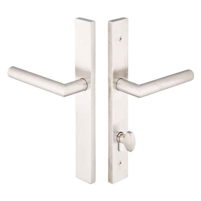 Emtek Emtek 15A3 Multi Point Lock Trim (Door Config #5) - Stainless Steel Plates, Modern Style (1.5" x 11"), Non-Keyed American Style Thumbturn Inside EMTEK-15A3-SS