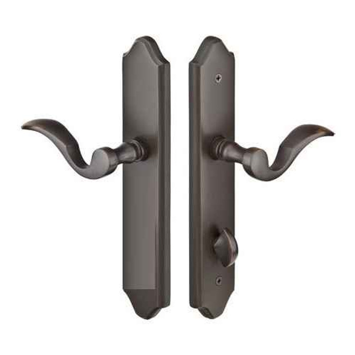 Emtek Emtek 1683 Multi Point Lock Trim (Door Config #6) - Brass Plates, Concord Style (2" x 10.5"), Non-Keyed American Style Thumbturn Inside EMTEK-1683 Emtek Emtek 1683 Multi Point Lock Trim (Door Config #6) - Brass Plates, Concord Style (2" x 10.5"), Non-Keyed American Style Thumbturn Inside EMTEK-1683