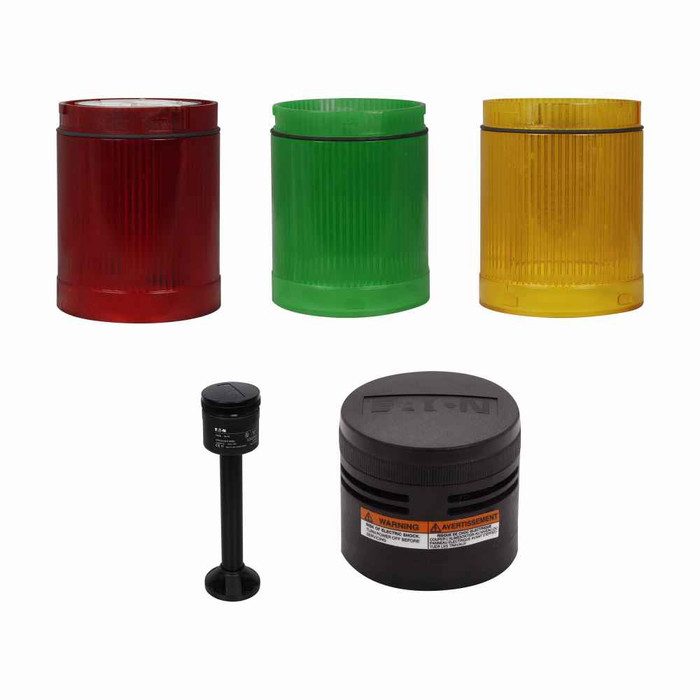 Eaton E26BX9V2 E26 stacklight module, Xenon Strobe Light Module, Flashing, 24 Vac/dc, Xenon flasher with amber lens