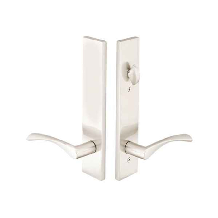 Emtek Emtek 17B3 Multi Point Lock Trim (Door Config #7) - Brass Plates, Modern Style (2" x 10"), Non-Keyed American Style Thumbturn Inside EMTEK-17B3